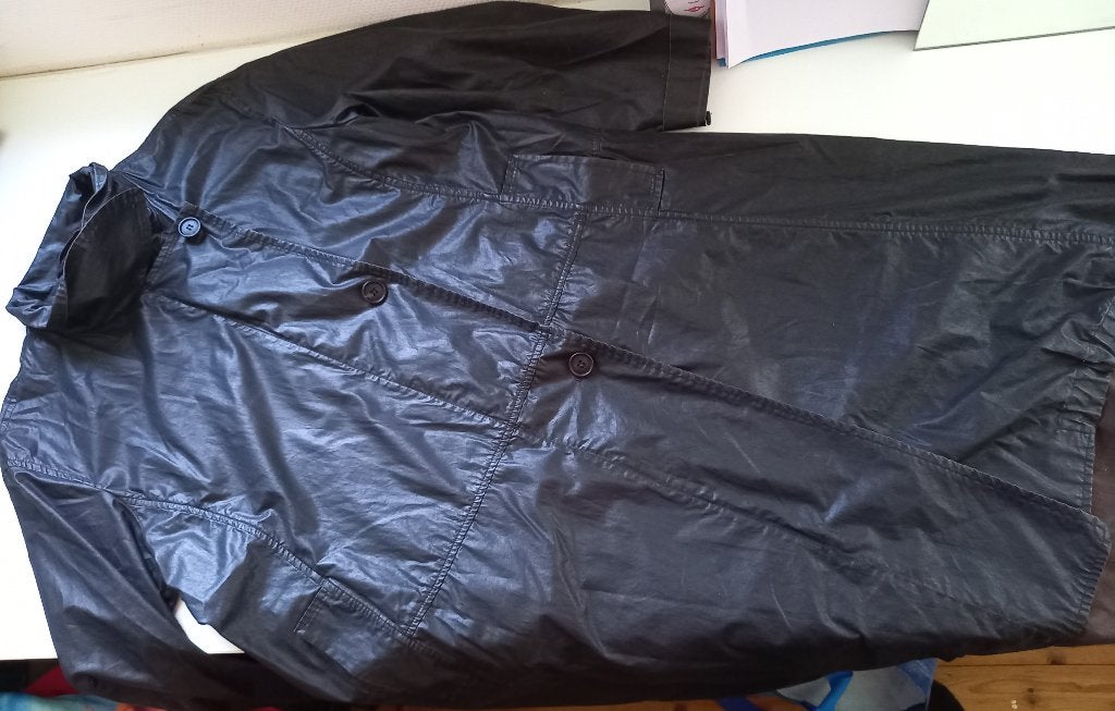 OSKA super aparte bruin zwarte jas maat 1, 44-46 ?, Verzenden, Zwart, Maat 42/44 (L), OSKA