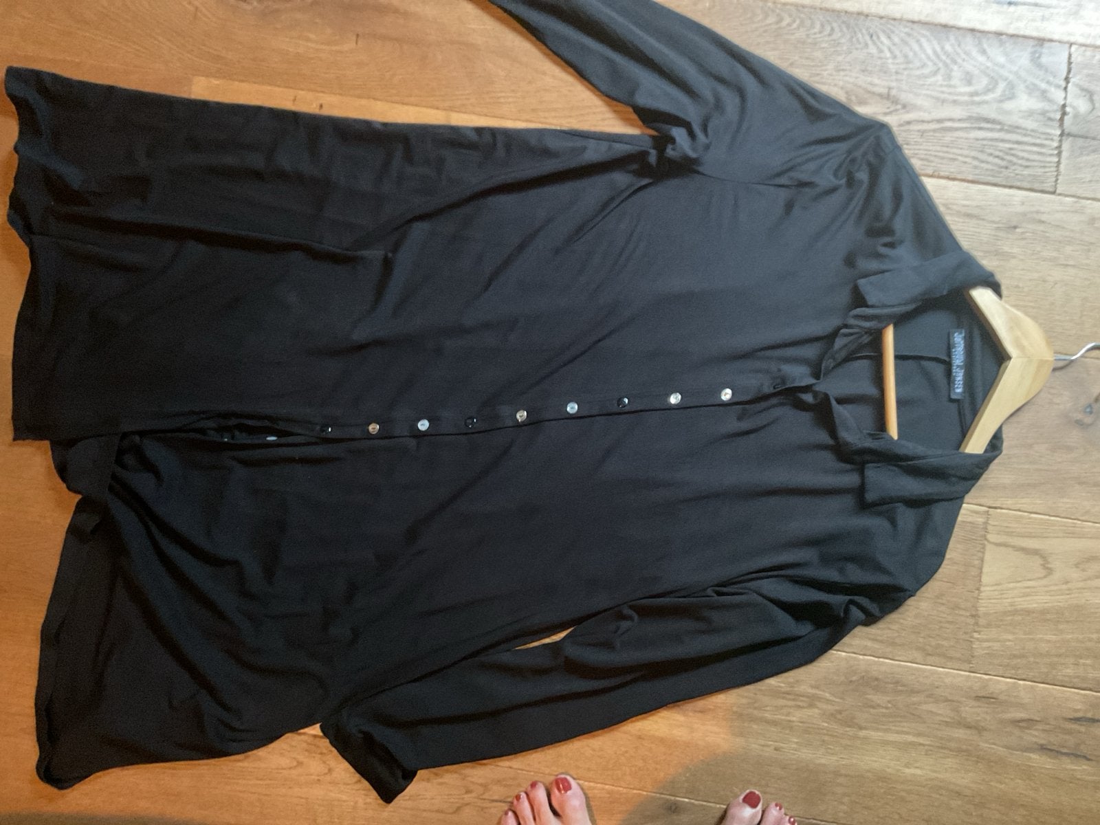 Zwarte blousejurk Juffrouw Jansen, maat xl nieuw, Kleding | Dames, Zwart, Maat 42/44 (L), Nieuw, Ophalen of Verzenden
