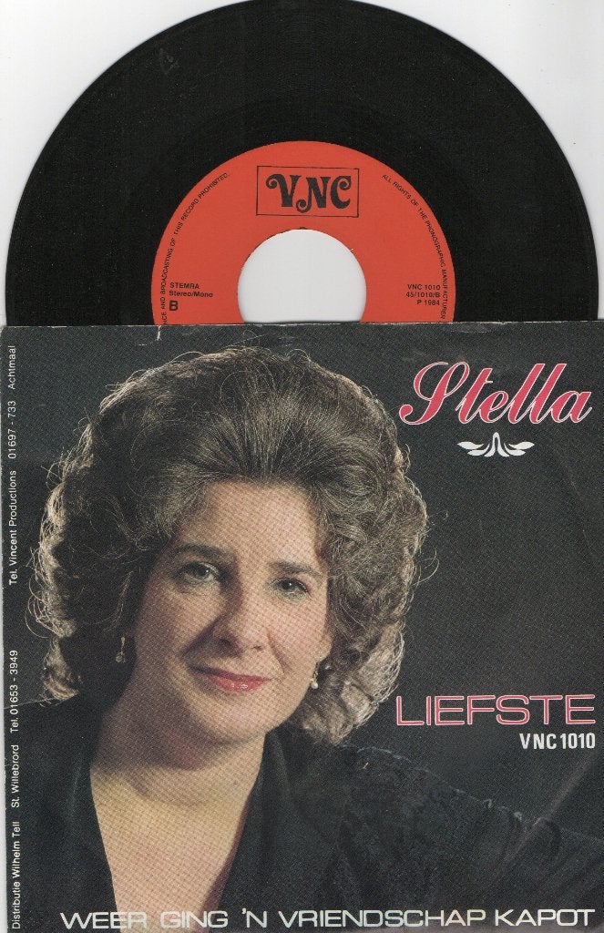 Stella – Liefste, Ophalen of Verzenden, Zo goed als nieuw, 7 inch, Levenslied of Smartlap