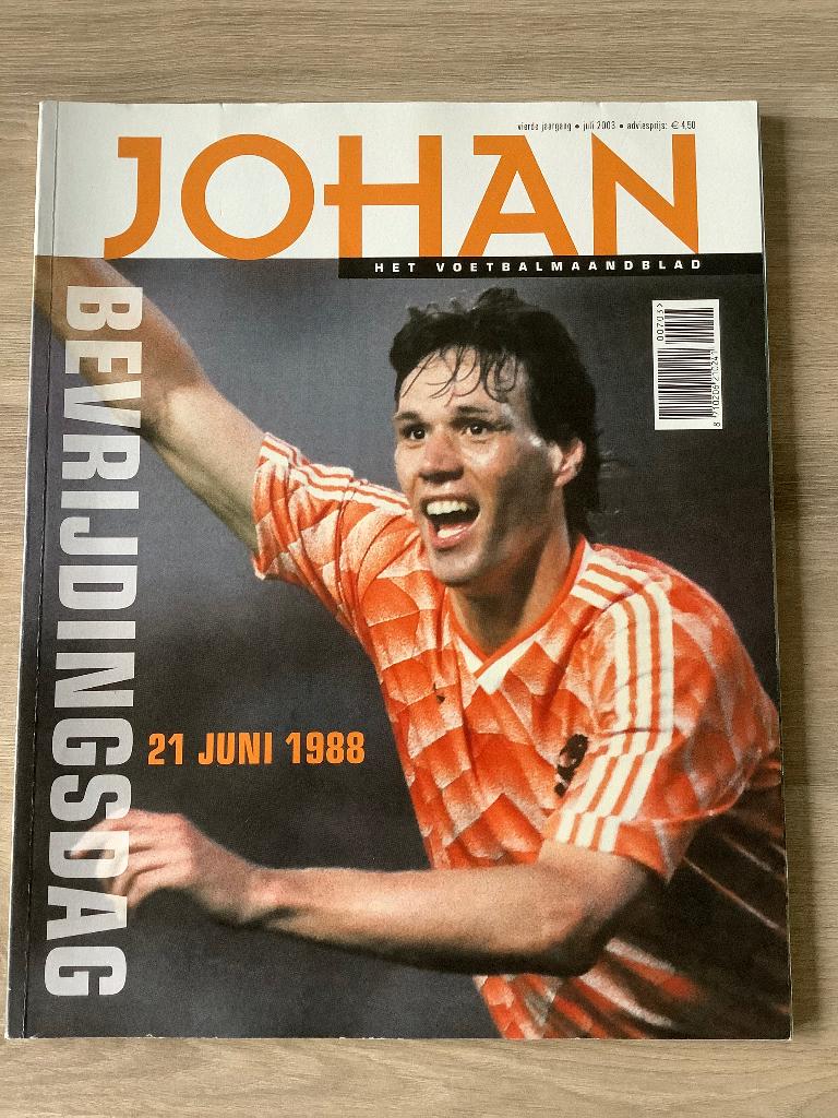 Voetbal Magazine ‘ Johan ‘ van juli 2003, Ophalen of Verzenden, Zo goed als nieuw, Balsport