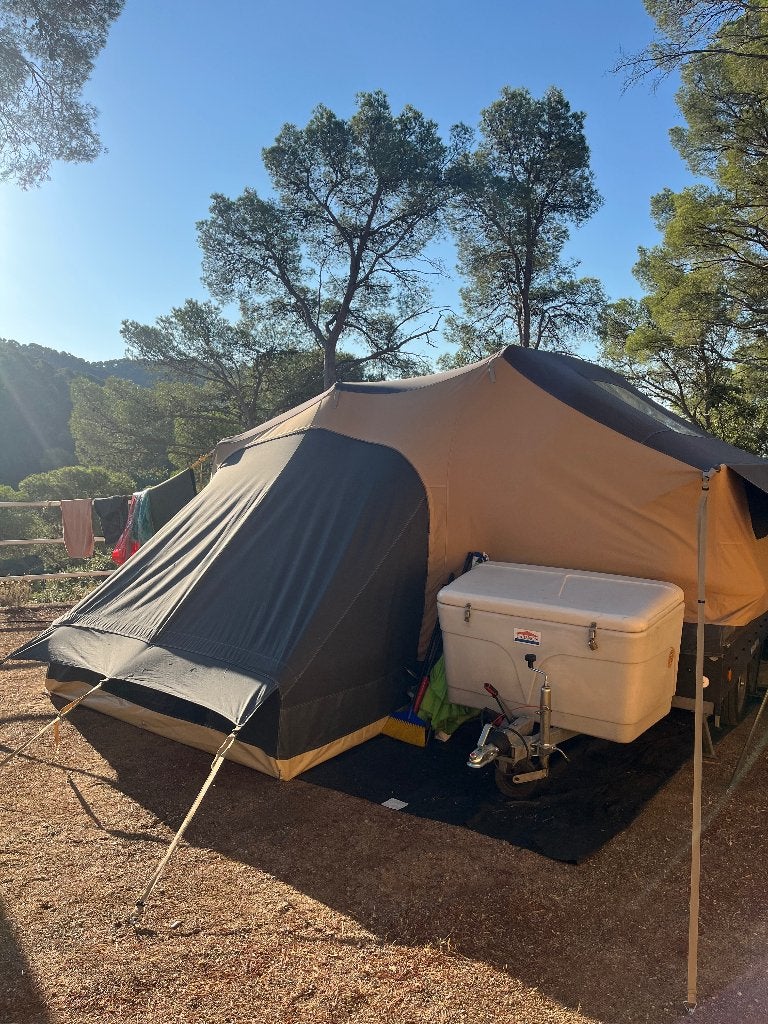 Cabanon Malawi 2.0 2018/2019, Caravans en Kamperen, Vouwwagens, Ophalen, Beige, Cabanon, Tot en met 4