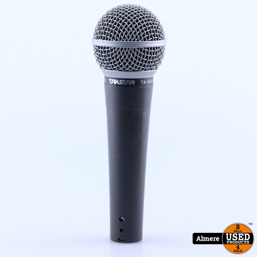 Takstar TA-58A Pro Dynamische Microfoon | Nette staat, Flex Ltd., Zo goed als nieuw, https://flex.com/contact-us, Nobelstraat 10, 5807 GA Oostrum LB, Limburg, Nederland