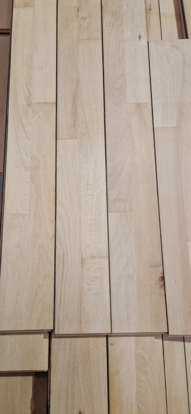 23M2 Junckers massief beuken houten vloerdelen #VERNIEUWD#, Gebruikt, 10 m² of meer, 10 tot 30 cm, Hout