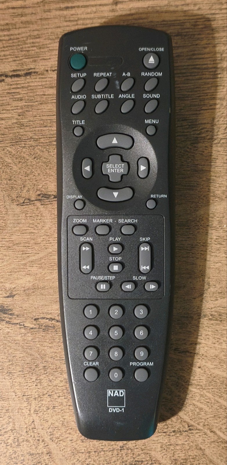 NAD DVD-1 Afstandsbediening, Ophalen of Verzenden, Gebruikt, Origineel, Dvd