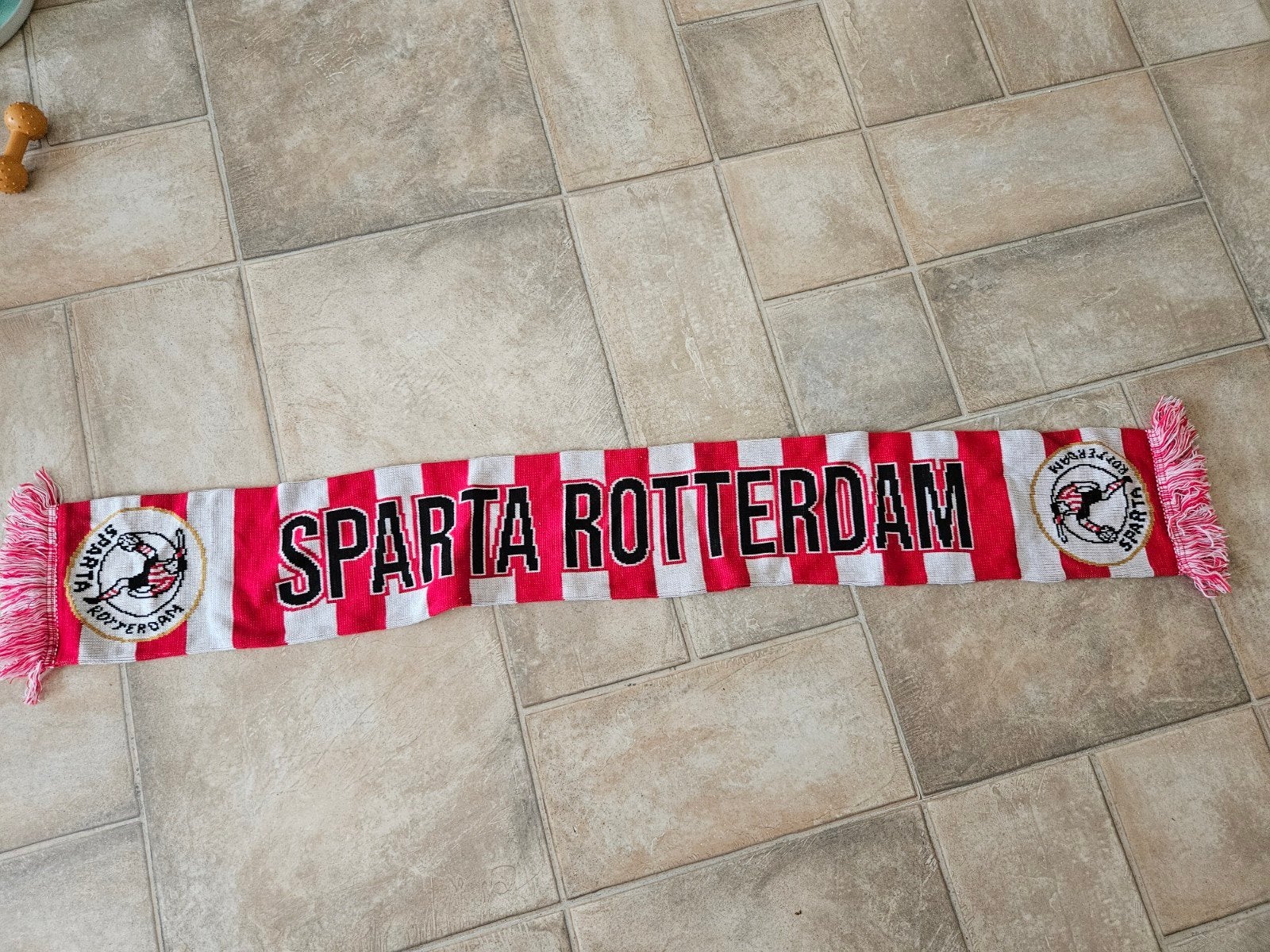 Sparta Rotterdam sjaal - Rood/Wit gestreept, Ophalen of Verzenden