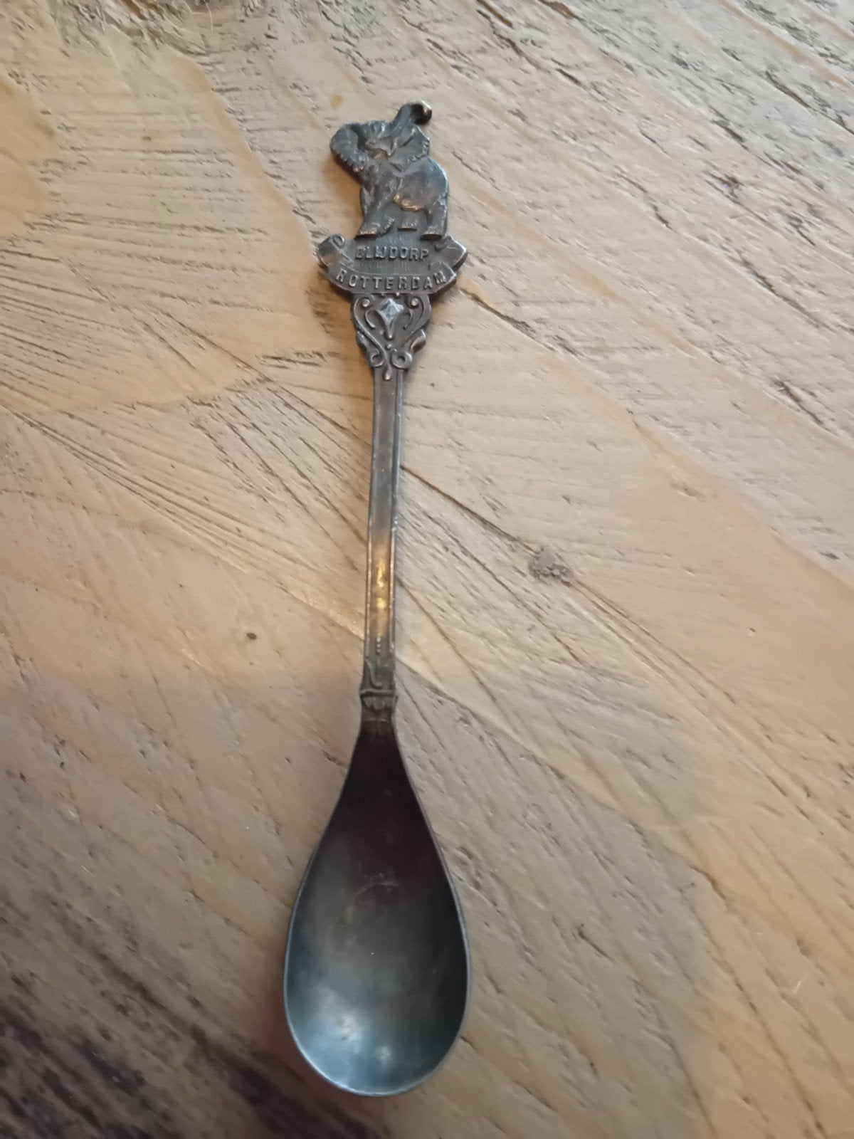 Vintage Olifant Diergaarde Blijdorp Rotterdam Lepel, Ophalen of Verzenden