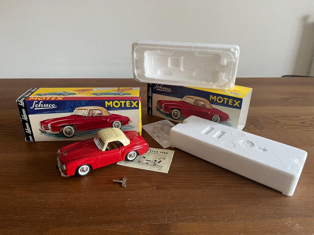 Schuco Mercedes blikken speelgoed, Antiek en Kunst, Antiek | Speelgoed, Ophalen of Verzenden