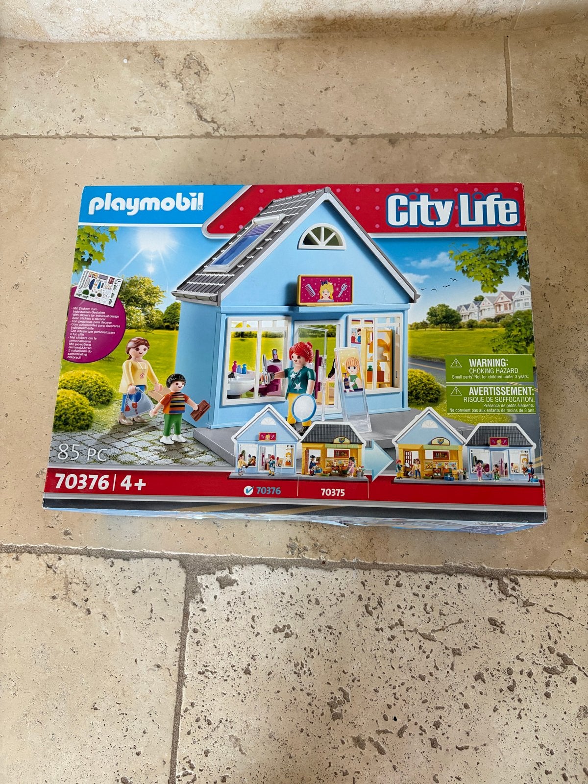 Playmobil City Life Kapsalon 70376 - Zo goed als nieuw, Ophalen, Gebouw, Complete set, Zo goed als nieuw