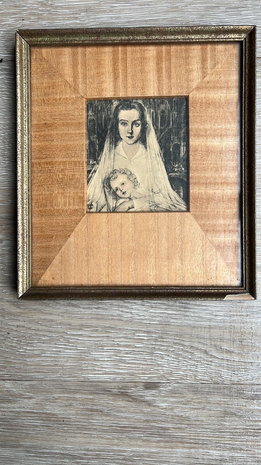 Jan Toorop Madonna voor de Kathedraal., Ophalen of Verzenden, Prent