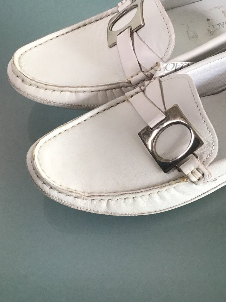 Lumberjack 36 witte leren moccasins | New | Gratis verzenden, Kleding | Dames, Verzenden, Wit, Nieuw, Espadrilles of Moccasins