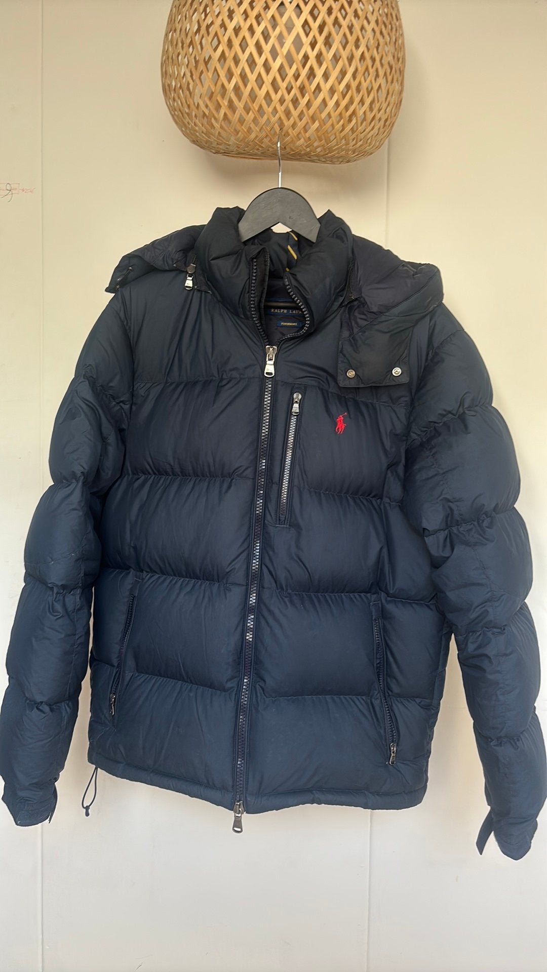 Ralph lauren winter jas gloed nieuw, Ophalen, Zo goed als nieuw, Maat 48/50 (M), Blauw