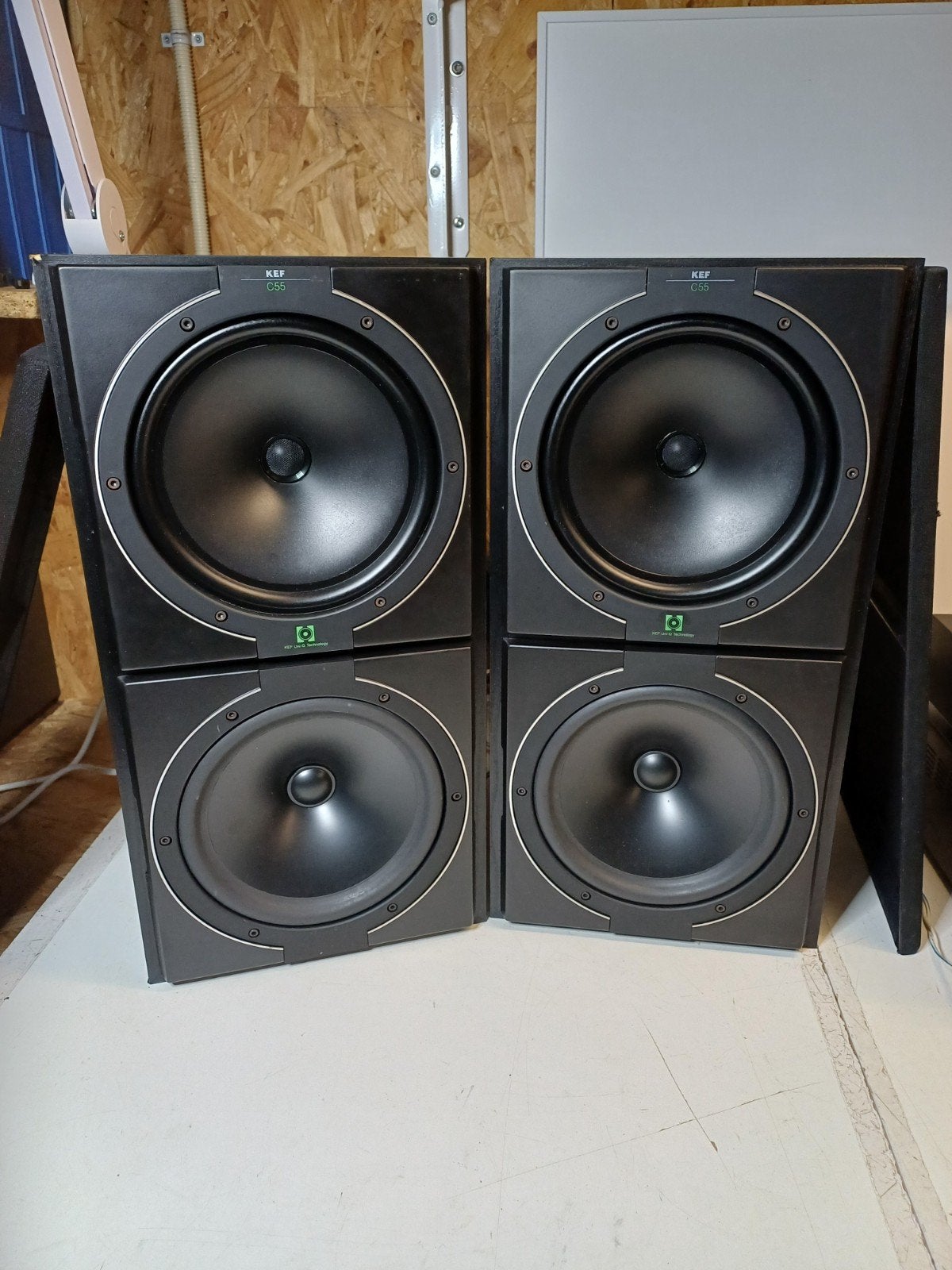 KEF C55 Luidsprekers Uni-Q jaren '80 - Goed geluid!, Audio, Tv en Foto, Luidsprekers, Overige merken, Gebruikt, Ophalen of Verzenden