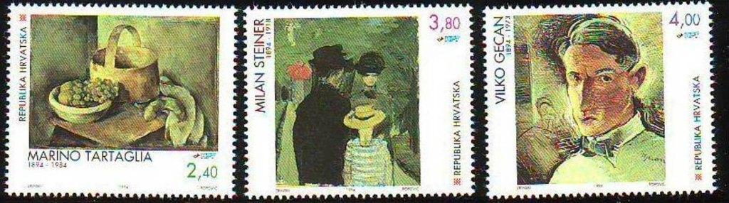 09-05 Kroatië MI 295/7 postfris, Verzenden, Overige landen, Postfris