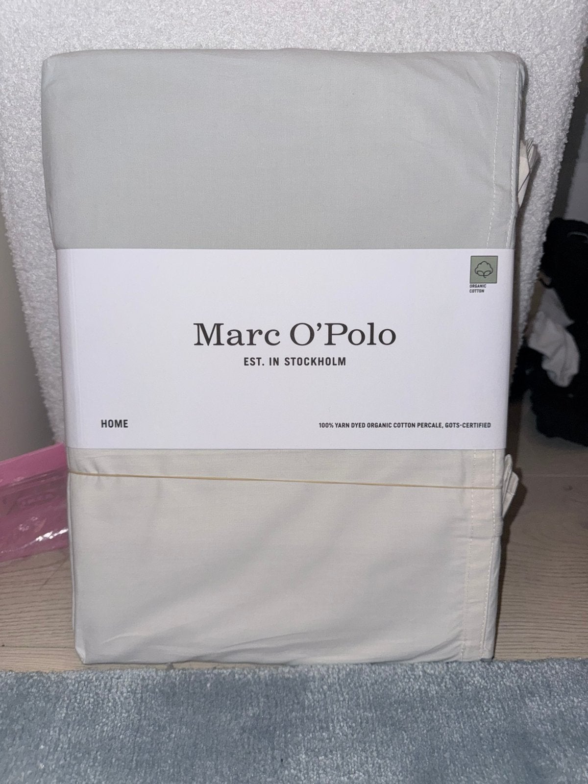 Nieuwe Marc O'Polo dekbedovertrekset, Huis en Inrichting, Ophalen of Verzenden, Zo goed als nieuw, Tweepersoons, Dekbedovertrek