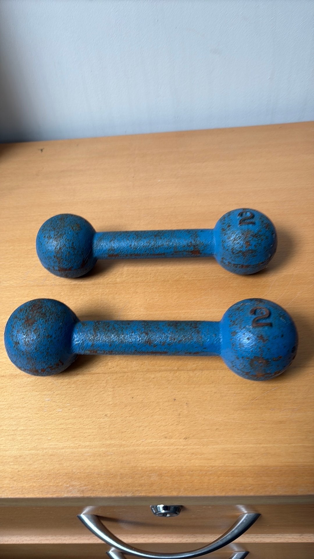 Halters 2 kg 2 stuks, Ophalen, Gebruikt