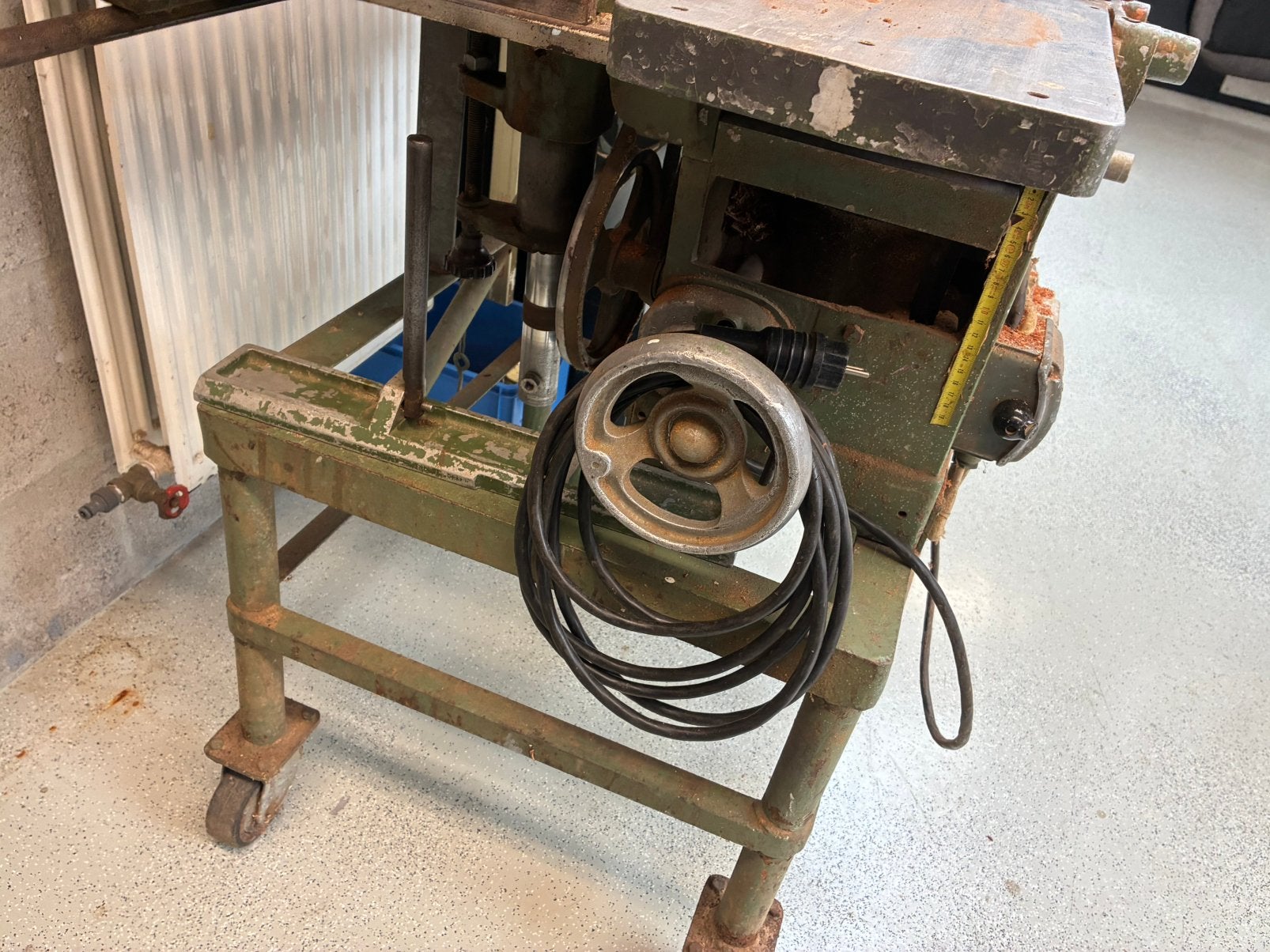 Vintage’s hout bewerkings machine op 230 volt, Ophalen, Gebruikt, Cirkelzaag, 30 tot 70 mm