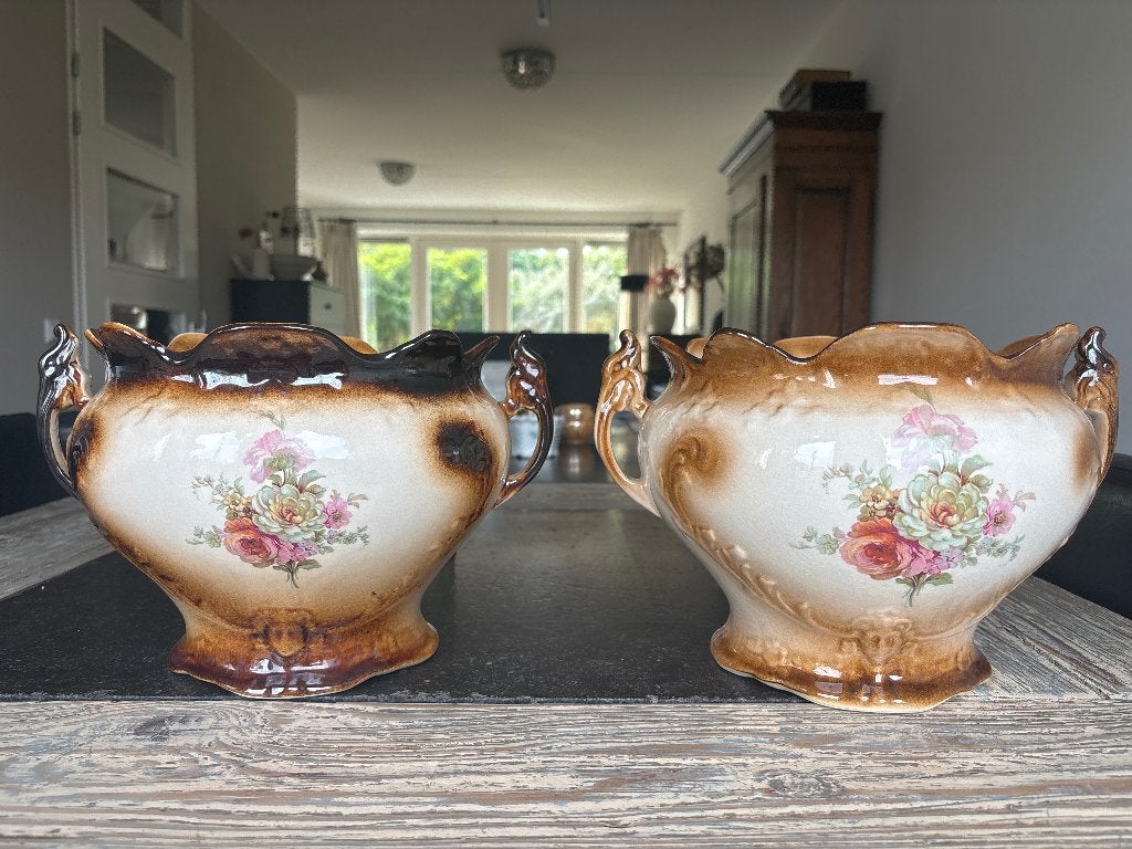 Bloempotten Empress Ironstone, Antiek en Kunst, Ophalen of Verzenden