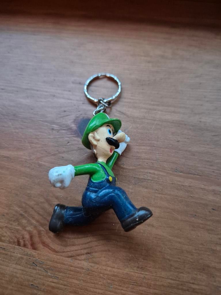 Luigi sleutelhanger super mario 6 cm, Ophalen of Verzenden