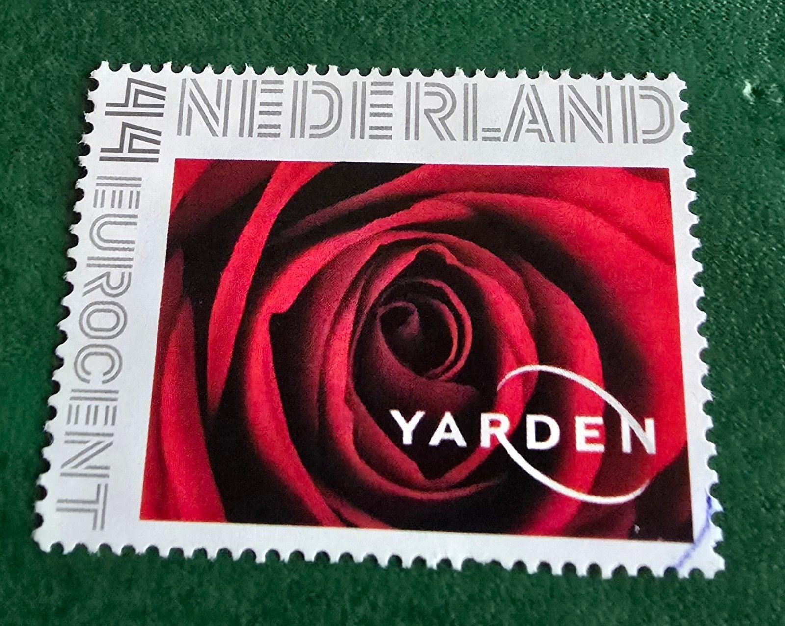 Kv280 pers. postzegel 44 Eurocent Yarden rode roos, Postzegels en Munten, Ophalen of Verzenden