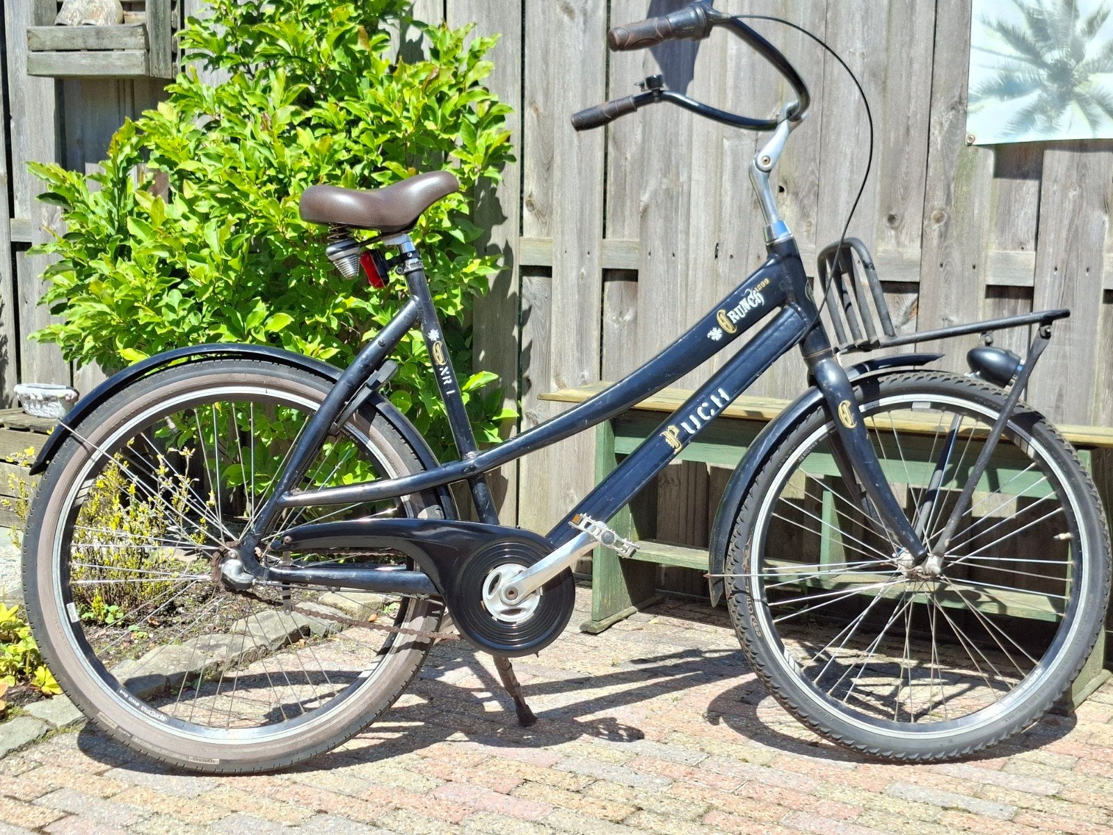 Puch crunch 26"' 3 versnellingen  stadsfiets, Fietsen en Brommers, Ophalen, Terugtraprem, Gebruikt, Staal