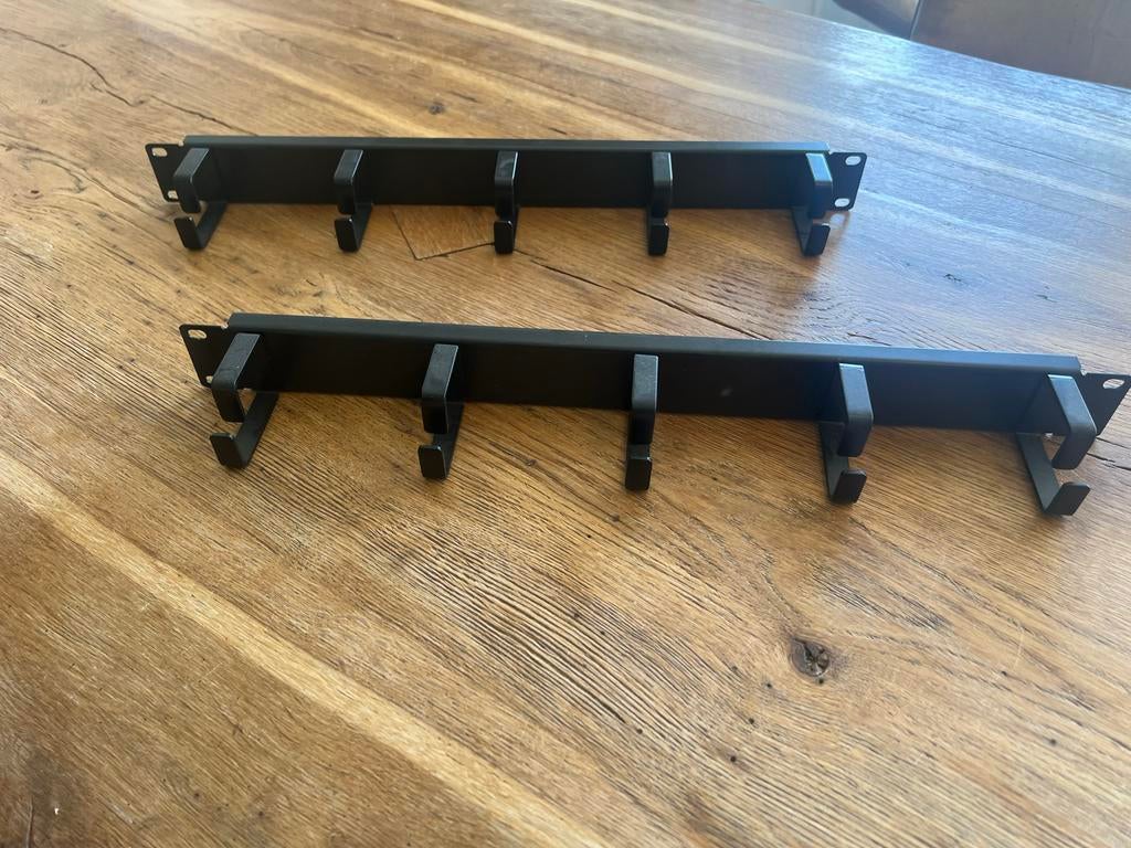 19 inch kabelgeleiders voor serverrack (2 stuks), Ophalen of Verzenden, Gebruikt