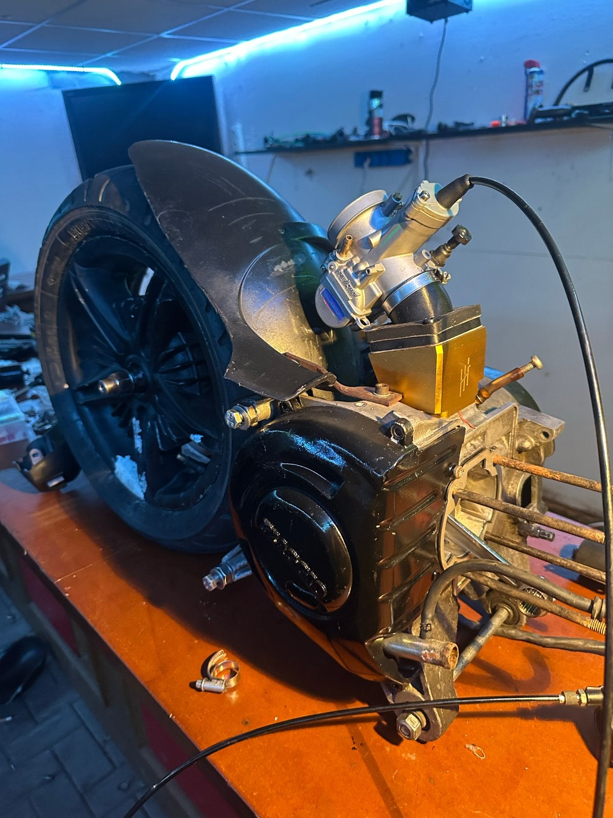 Hexa 180cc motorblok Stage 2 carters moet weg! 700 zo ophale, Ophalen of Verzenden, Gebruikt, Blok