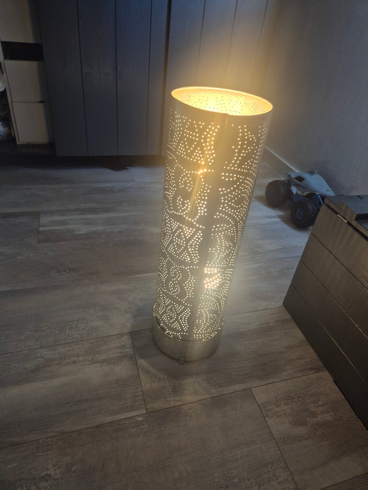 Oosterse vloerlamp, Huis en Inrichting, Lampen | Vloerlampen, Ophalen, Gebruikt, Modern, Sfeervol, E27 (groot)