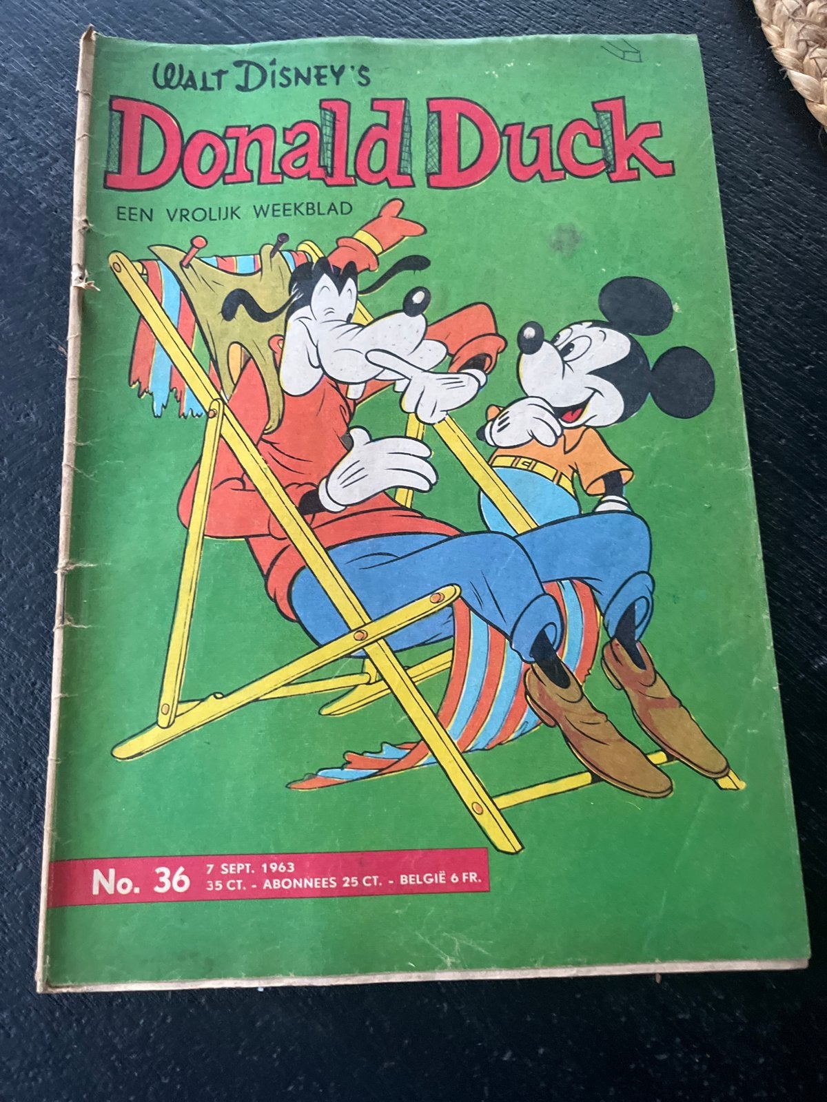 Donald Duck Weekblad - Nr. 36 - 7 Sept. 1963, Boeken, Eén stripboek, Ophalen of Verzenden, Gelezen