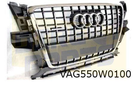 Audi Q5 (8/12-1/17) (8R) grille (1QP stone grey) Origineel!