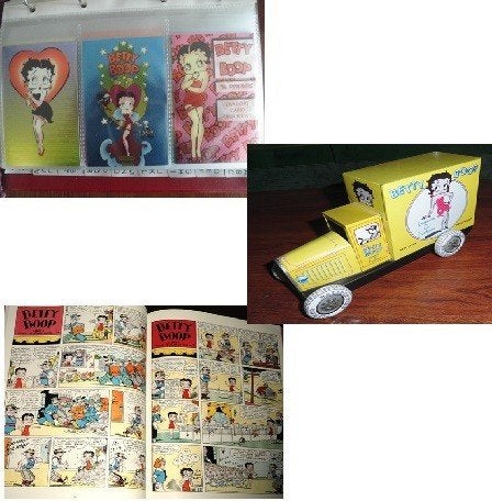 BETTY BOOP  Pin-up plaatjes , Stripboek en IJzeren Auto, Ophalen of Verzenden, Betty Boop, Zo goed als nieuw, Overige typen