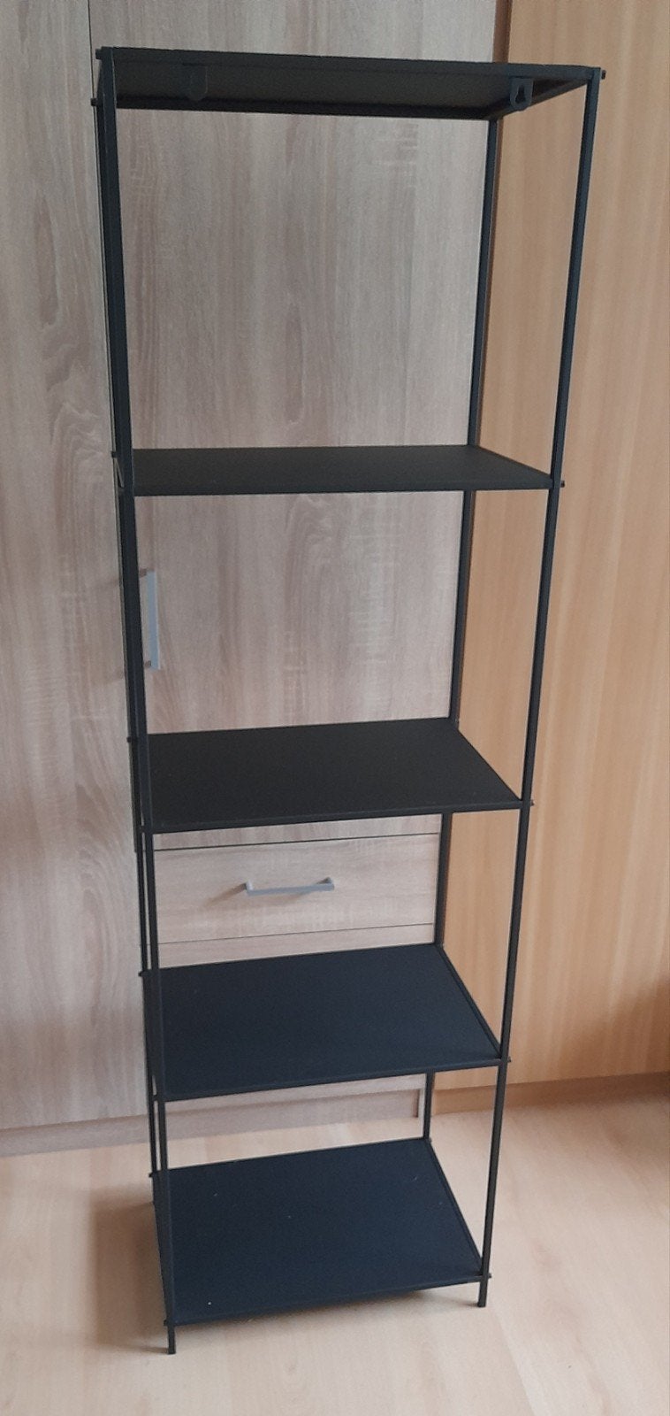 metalen wandrek 5 schappen, Huis en Inrichting, Kasten | Stellingkasten, Ophalen, Nieuw