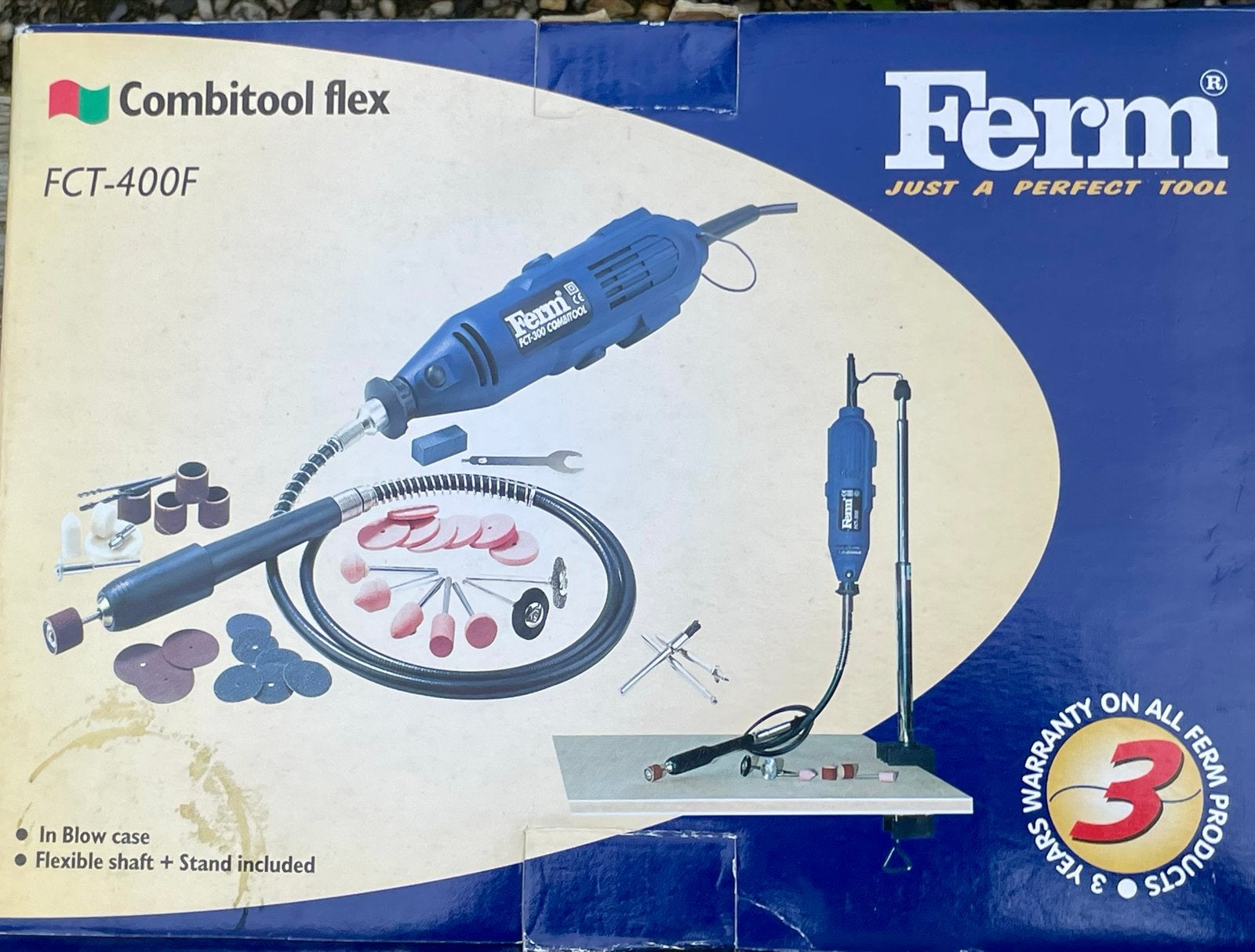 Ferm Combitool Flex FCT-400F met 40 accessoires, Ophalen of Verzenden, Nieuw, Overige typen