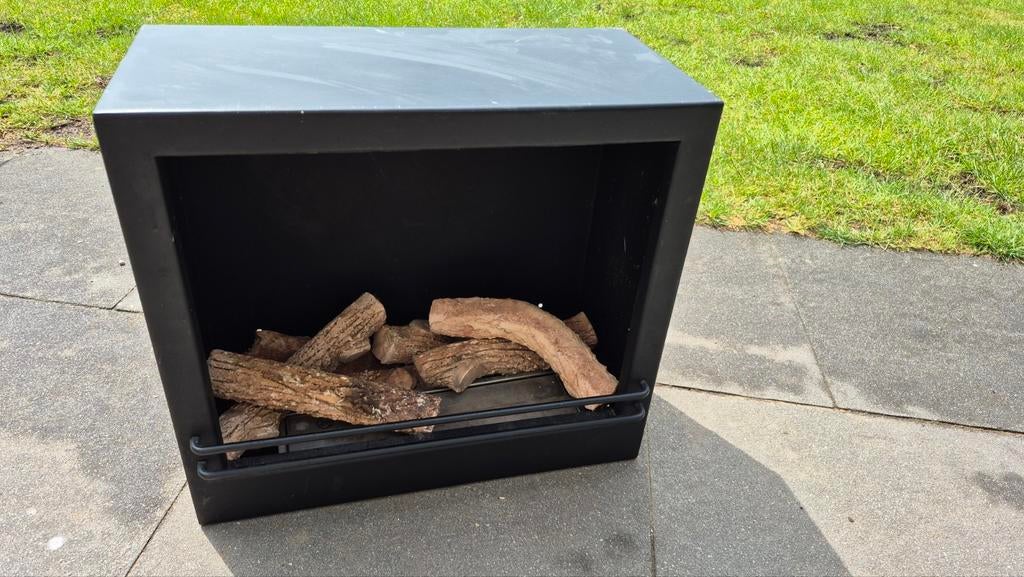 Compacte Bio-ethanol Kachel - 28x57.5x52cm, Ophalen of Verzenden, Gebruikt, Vrijstaande haard, Gelhaard