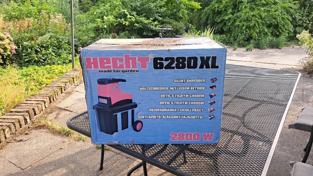 Hecht 6280XL Hakselaar nieuw in doos, Nieuw, Met opvangbak, Elektrisch, Ophalen