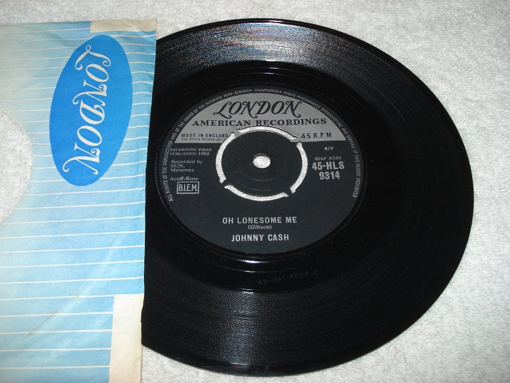 Johnny Cash     Oh Lonesome Me    UK London  Orgineel, Originele persing, Ophalen of Verzenden, Zo goed als nieuw, Country en Western