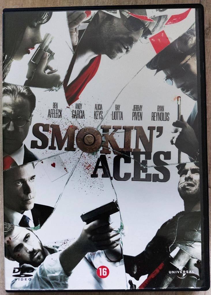 DVD Smokin' Aces (2006) Andy Garcia, Ryan Reynolds, Cd's en Dvd's, Dvd's | Actie, Zo goed als nieuw, Actie, Vanaf 16 jaar, Ophalen