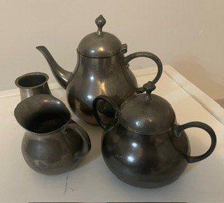 Royal Holland tinnen theepot, Ophalen of Verzenden