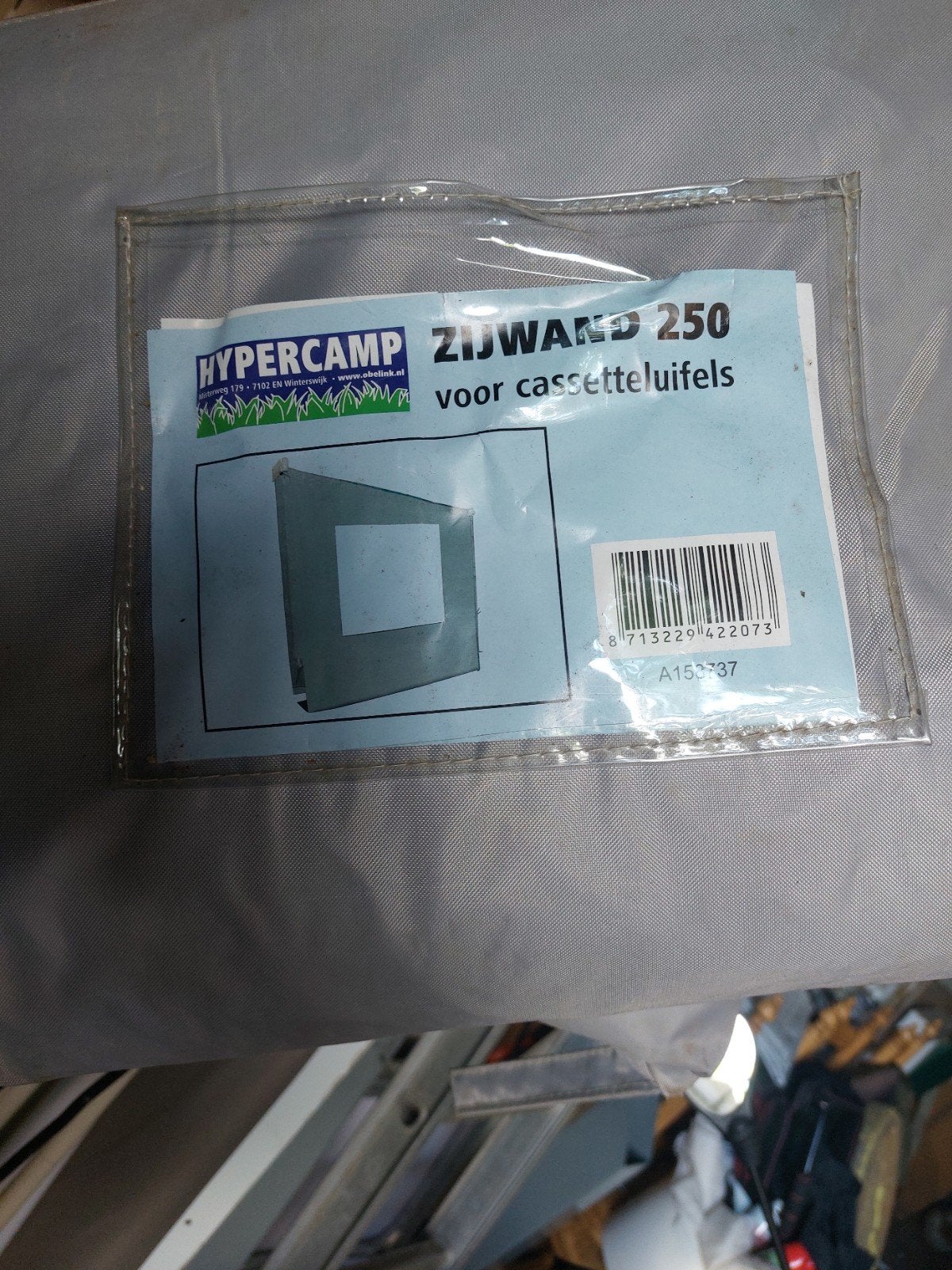 Zij wanden voor camper of caravan luifel ook spanstangen, Ophalen of Verzenden, Zo goed als nieuw