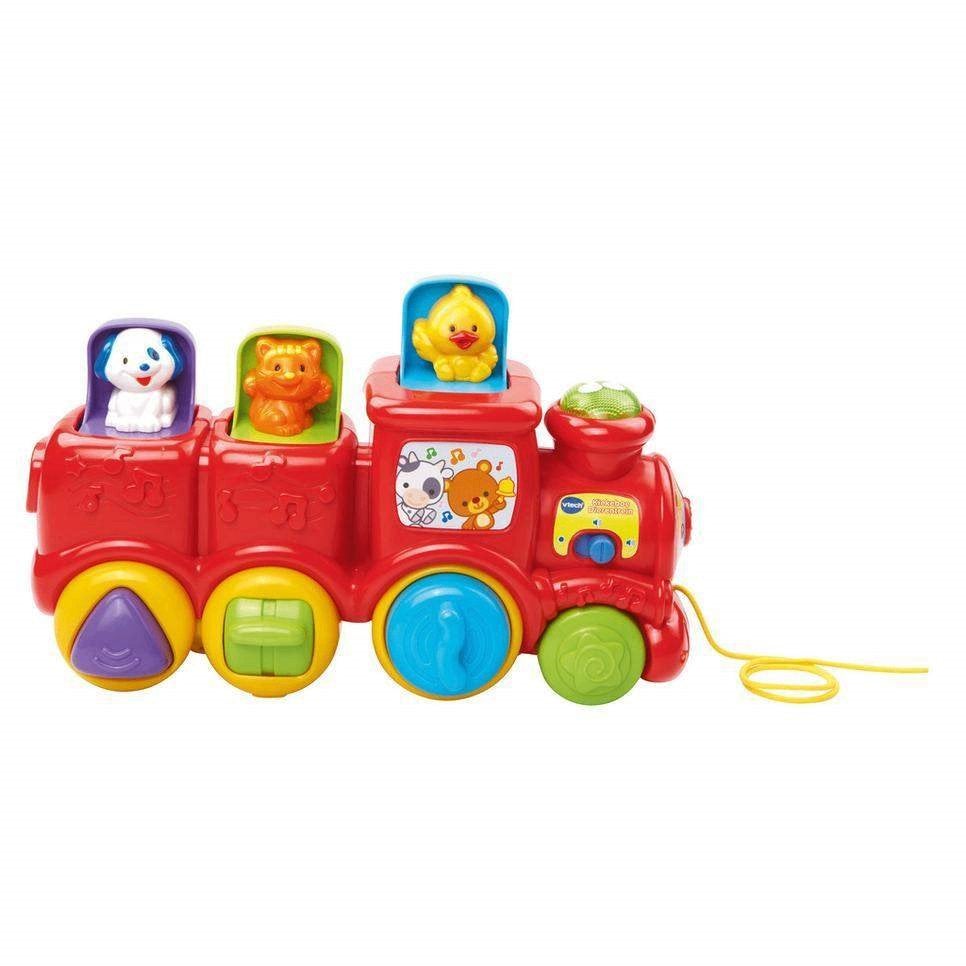 VTech kiekeboe dierentrein, Kinderen en Baby's, Ophalen of Verzenden, Zo goed als nieuw, 2 tot 4 jaar