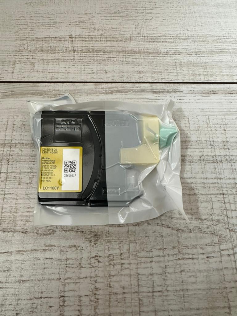 Brother LC-1100Y Inktcartridge Geel - Nieuw in verpakking, Ophalen of Verzenden, Nieuw, Cartridge