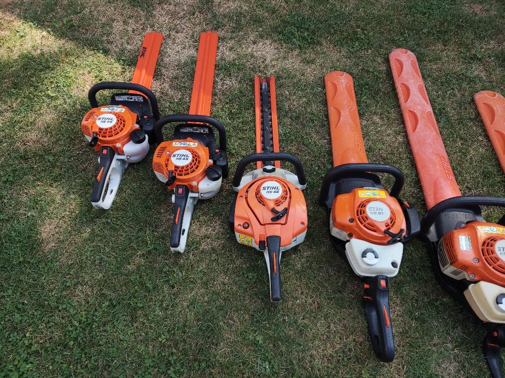 8 STIHL heggenscharen (type HS45, HS46, HS81T, HS81R, HS86T), Ophalen, Gebruikt, Stihl, Stihl