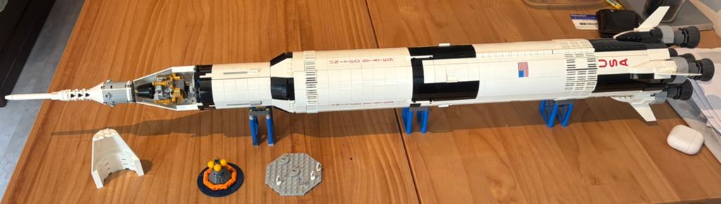 Lego Saturn V, compleet, zonder doos, Ophalen, Zo goed als nieuw