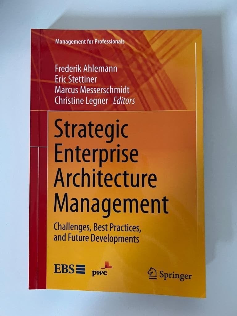Strategic Enterprise Architecture Management - Springer, Ophalen of Verzenden, Gelezen, Onbekend