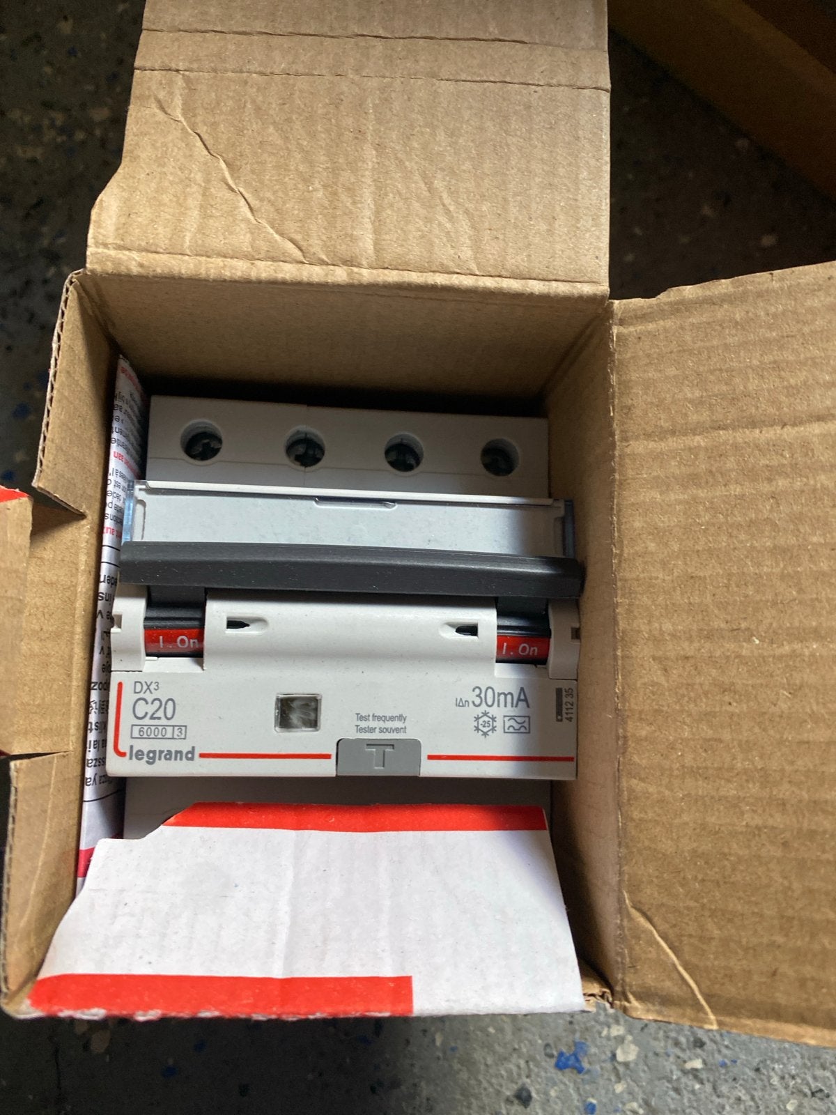 Legrand C20 Aardlekautomaat 4P c20A 30mA Type A, Verzenden, Nieuw, Overige typen