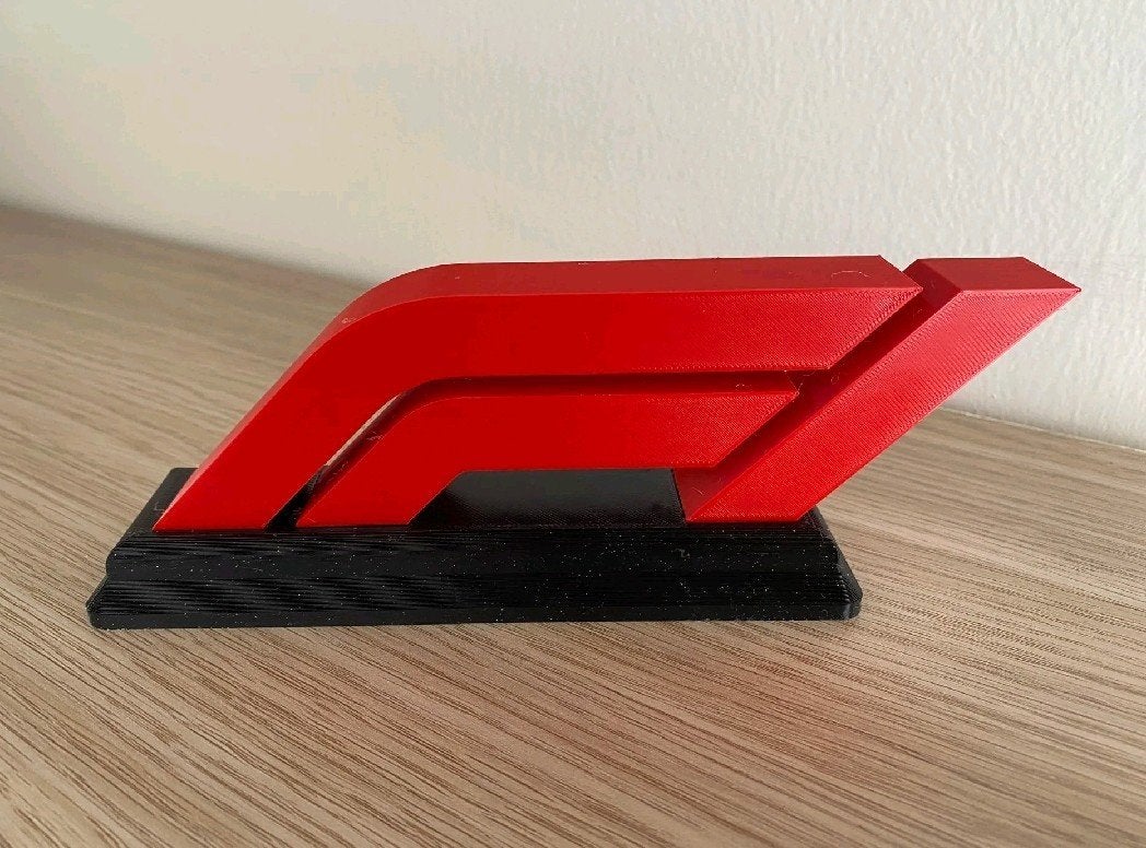 F1 Logo Standaard |  3D Geprint Display, Ophalen of Verzenden, Nieuw