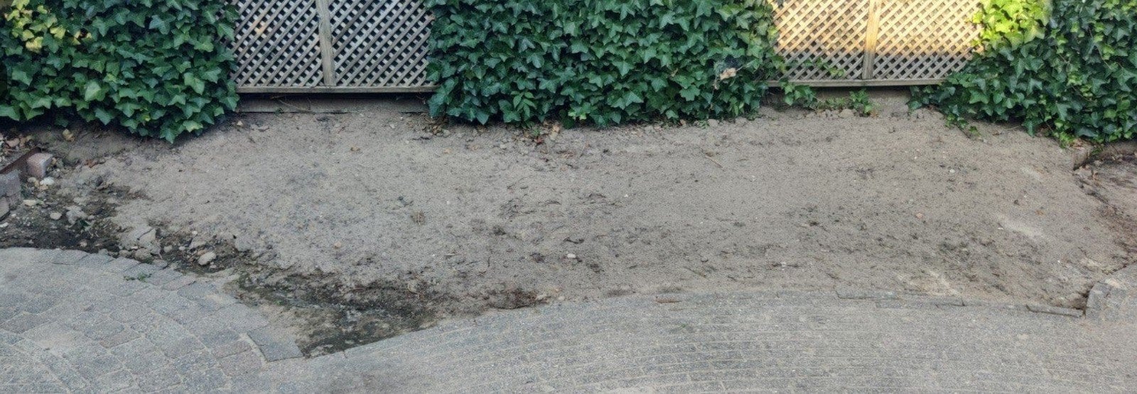 3 kuub aarde / zand / grond, Ophalen