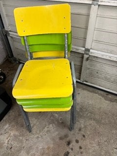 Stoelen, Huis en Inrichting, Stoelen, Ophalen, Gebruikt, Overige kleuren, Vier