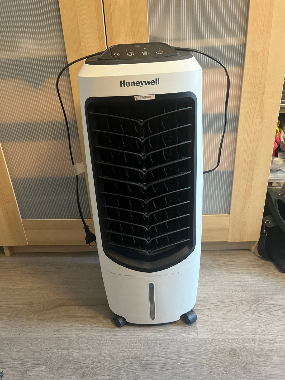 Honeywell TC10PCE Mobiele Aircooler/Luchtkoeler, Gebruikt, Minder dan 60 m³, Ventileren, 3 snelheden of meer