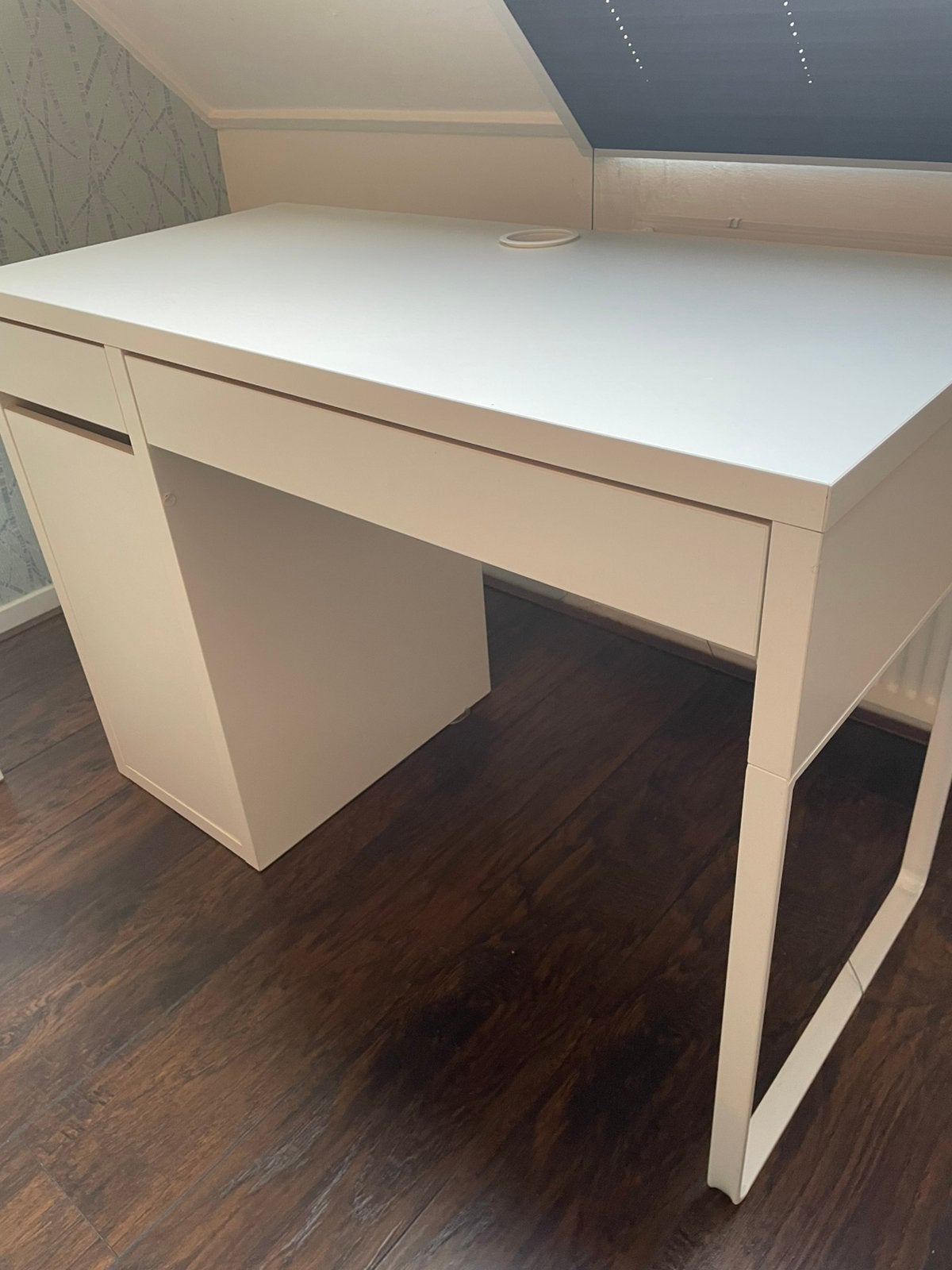 Bureau Ikea Micke, Ophalen, 105 cm, Gebruikt, 50 cm