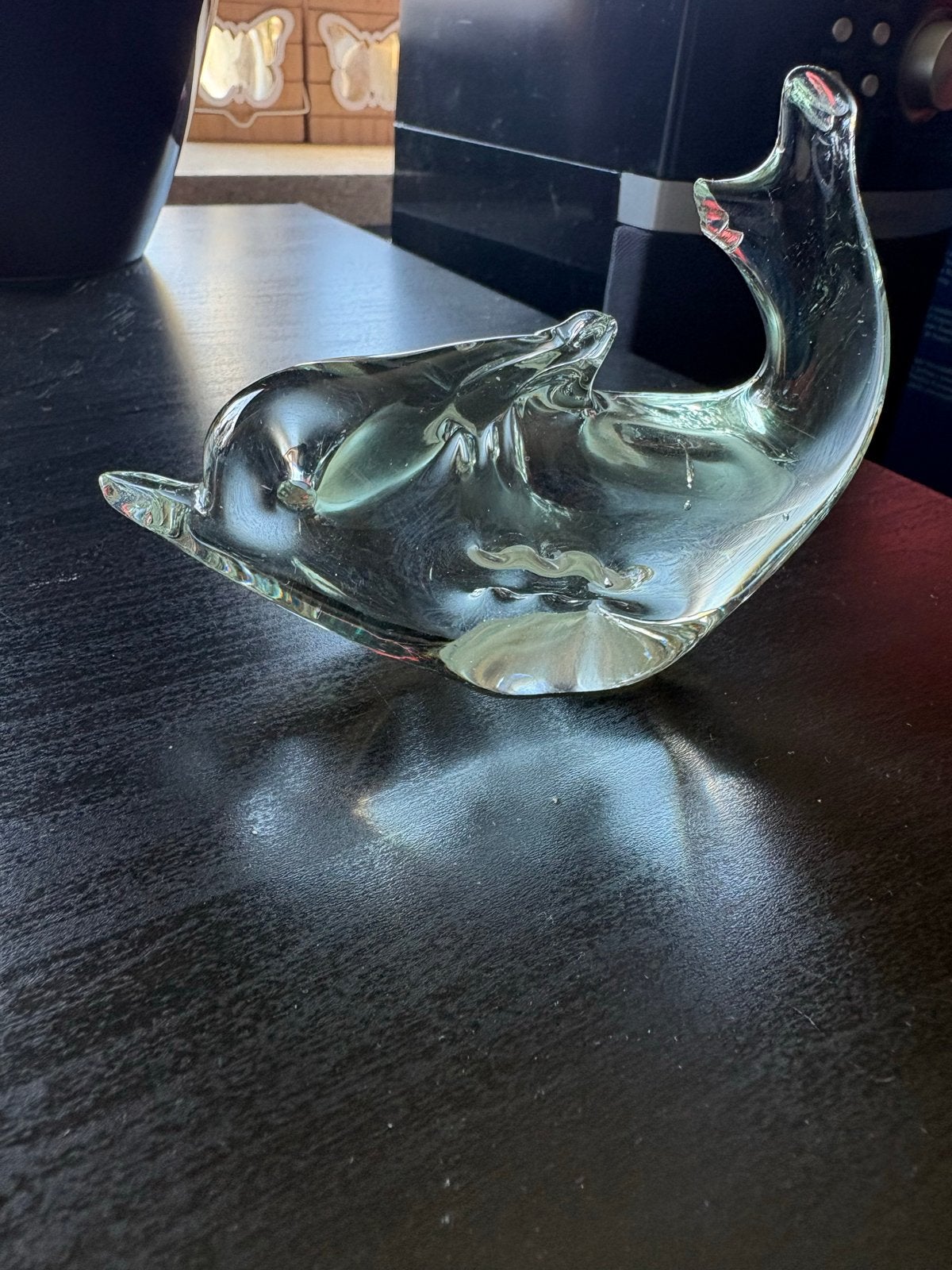 Glazen dolfijn decoratie, Ophalen of Verzenden